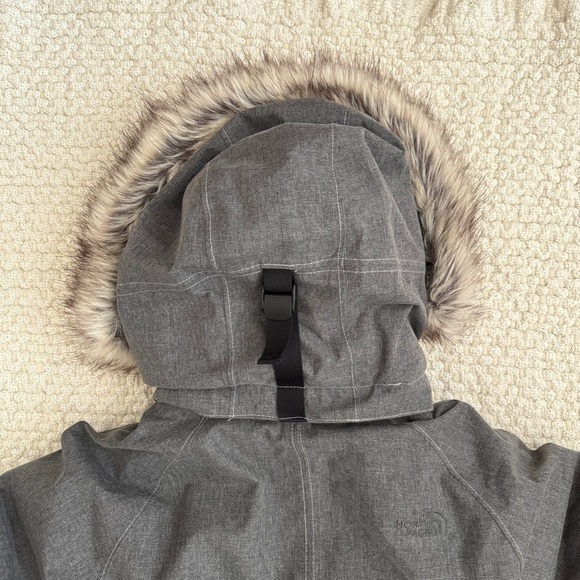 North Face Women's Jump Down Fur-Trimmed Parka Coat XS - Picture 5 of 7
